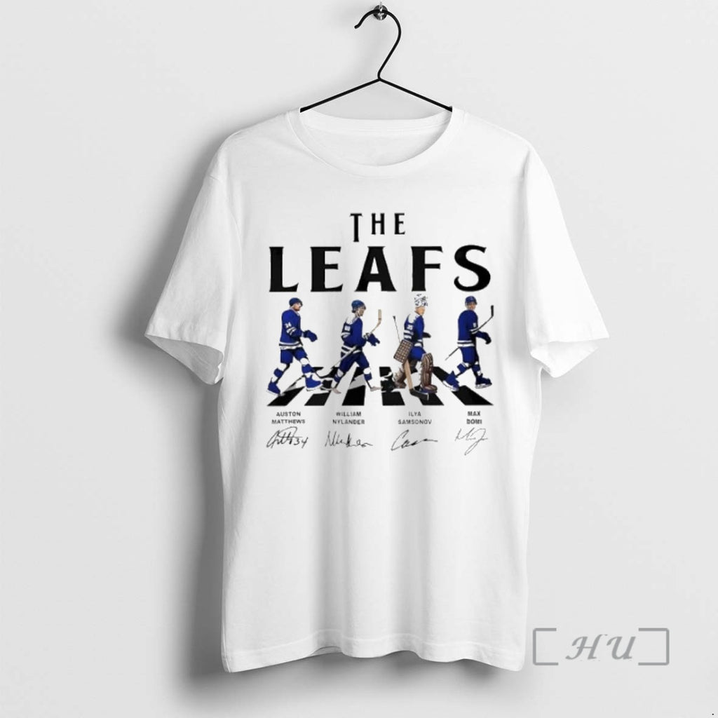 Officials Leafs Walking Abbey Road Signatures Ice Hockey