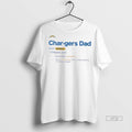 Officials Los Angeles Chargers Dad Definition Graphic Tee Shirt Sweater