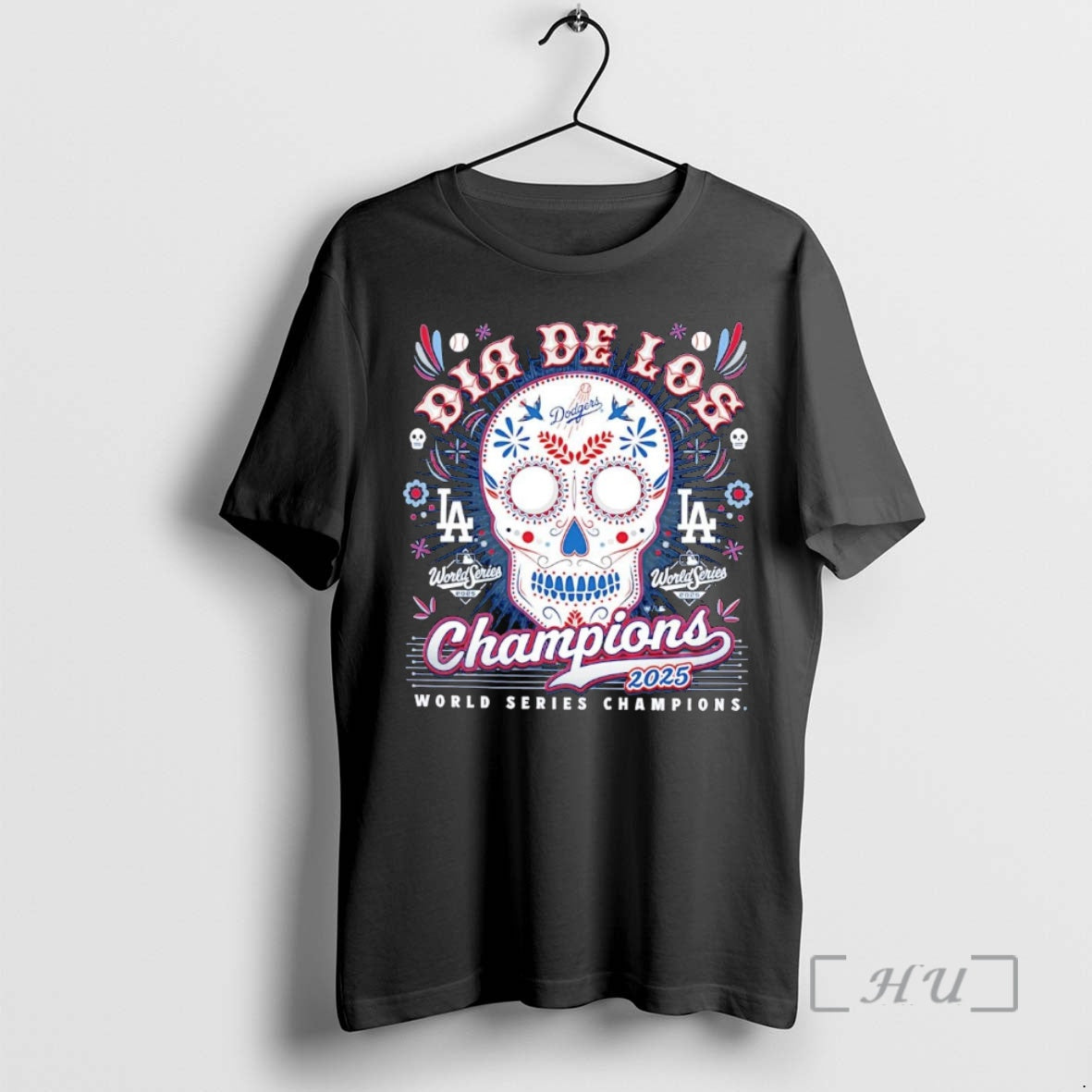 Officials Los Angeles Dodgers 2025 Dia De Los World Series Champions Premium T Shirt Sweater