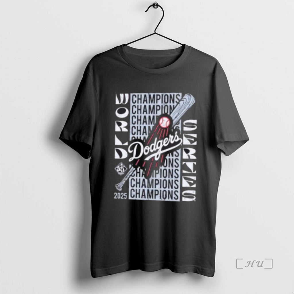 Officials Los Angeles Dodgers 2025 World Series Champions Aura Classic Premium T Shirt Sweater