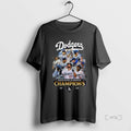 Officials Los Angeles Dodgers 2025 World Series Champions Team Graphic Double Sided Graphic Premium