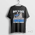 Officials Los Angeles Dodgers Back 2 Back 2025 World Champions Players Names City Skyline Premium