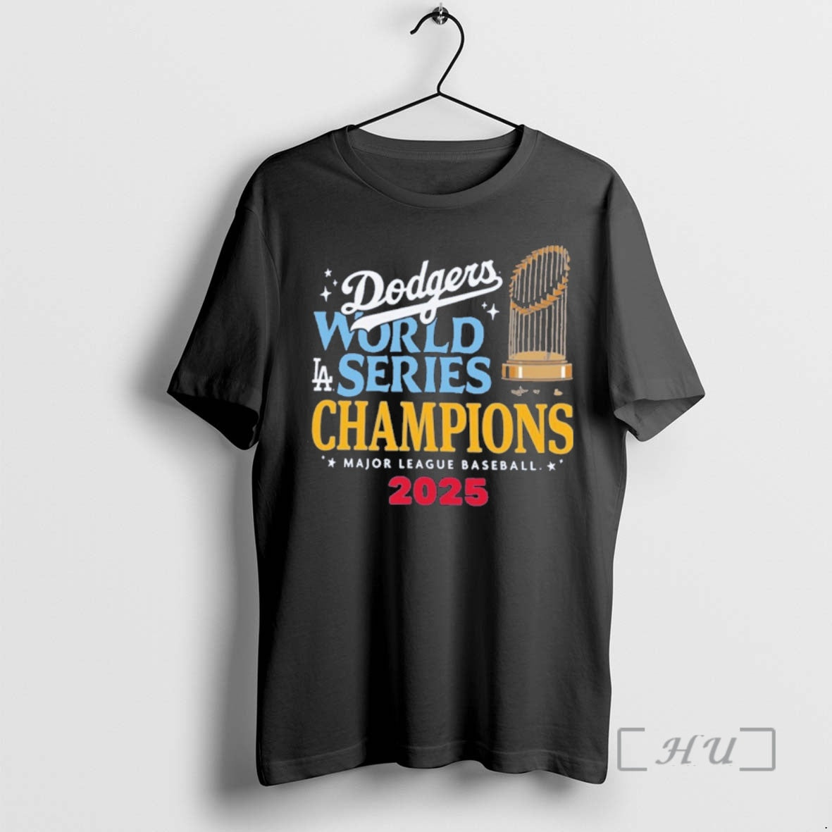 Officials Los Angeles Dodgers Mlb Trophy 2025 World Series Champions Premium T Shirt Sweater