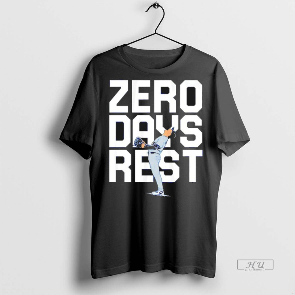 Officials Los Angeles Dodgers Yoshinobu Yamamoto Zero Days Rest Premium Tee Shirt Sweater