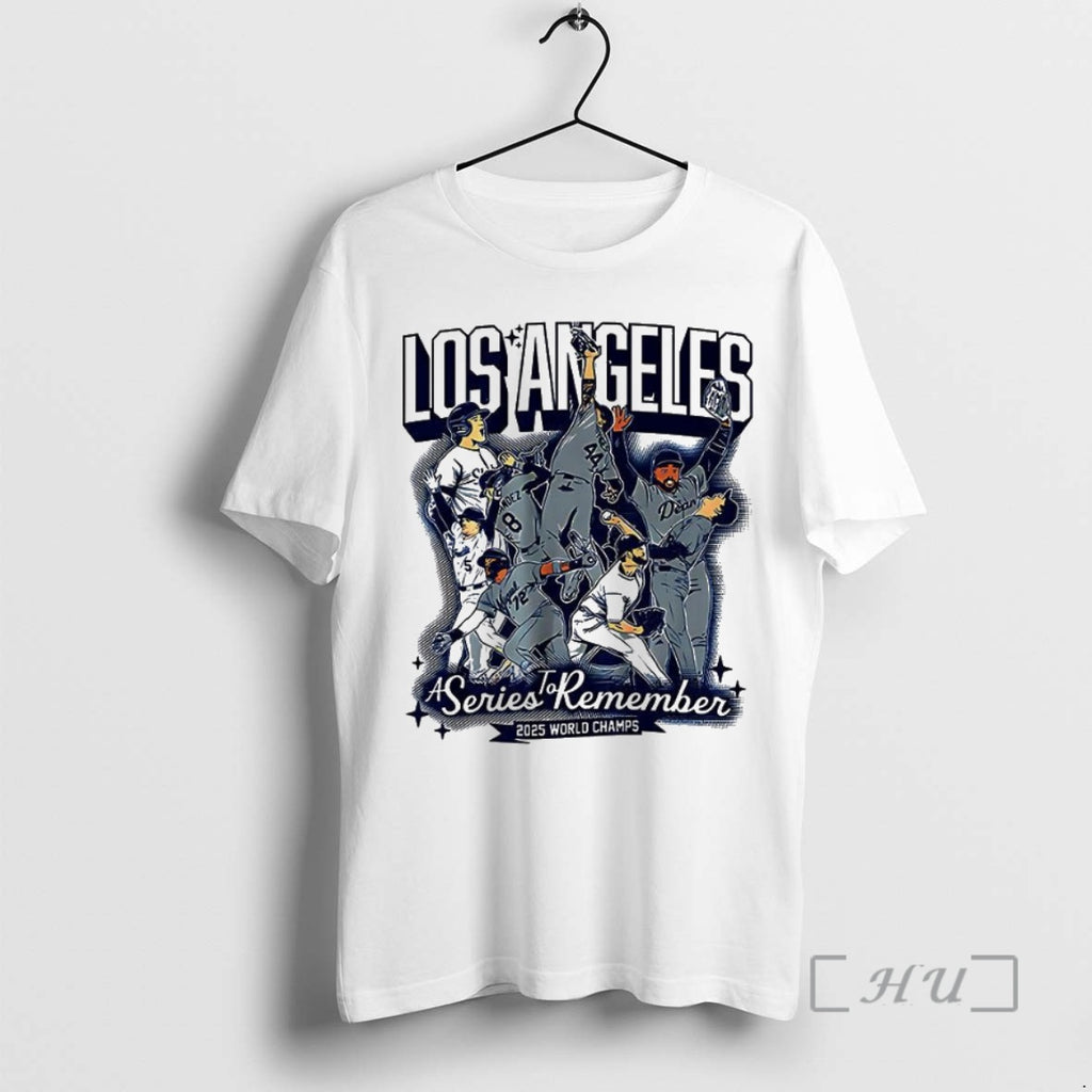 Officials Los Angeles Dodgers Baseball 2025 World Champs A Series To Remember Premium T Shirts