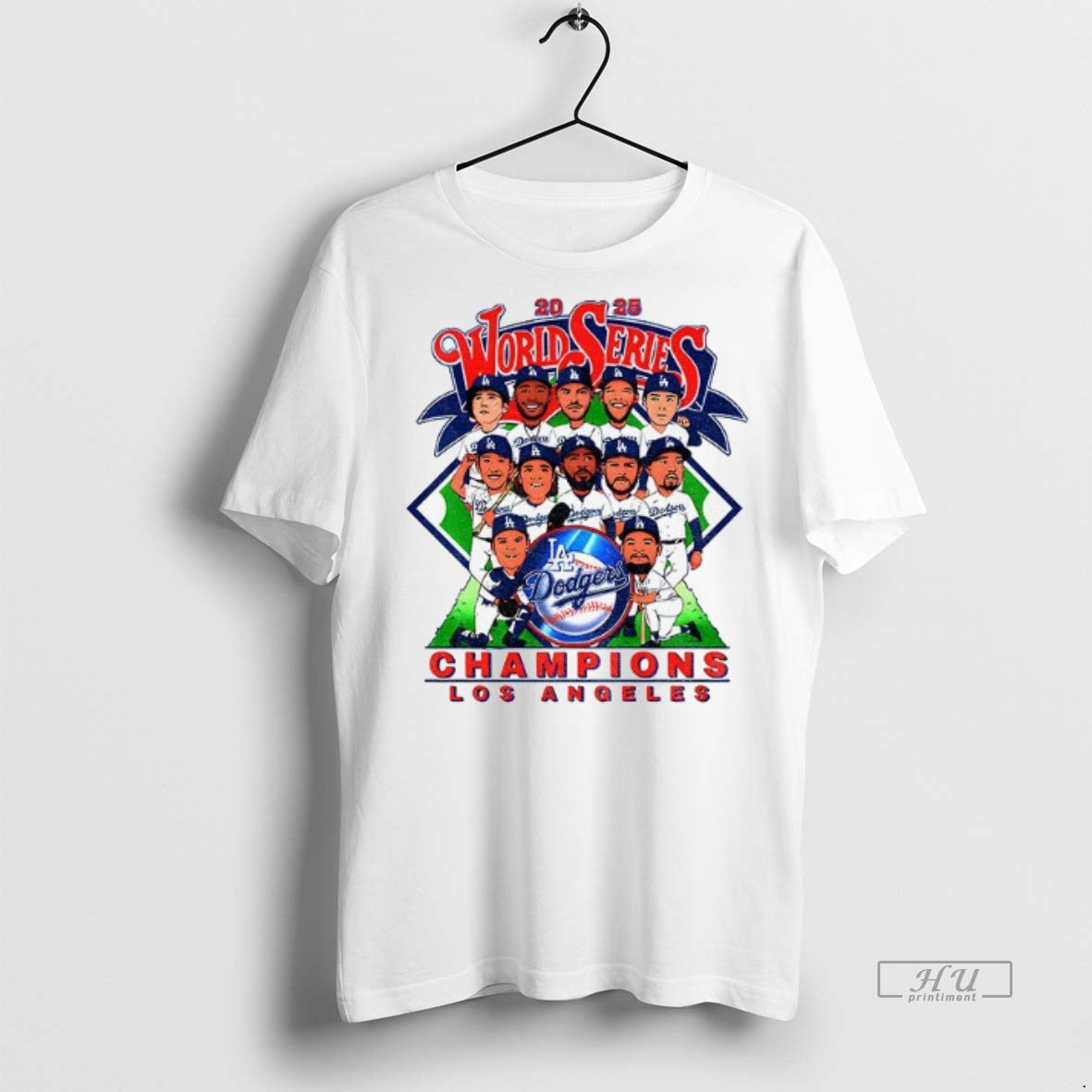 Officials Los Angeles Dodgers Cartoon All Team World Series Champions 2025 Premium Tee Shirt Sweater