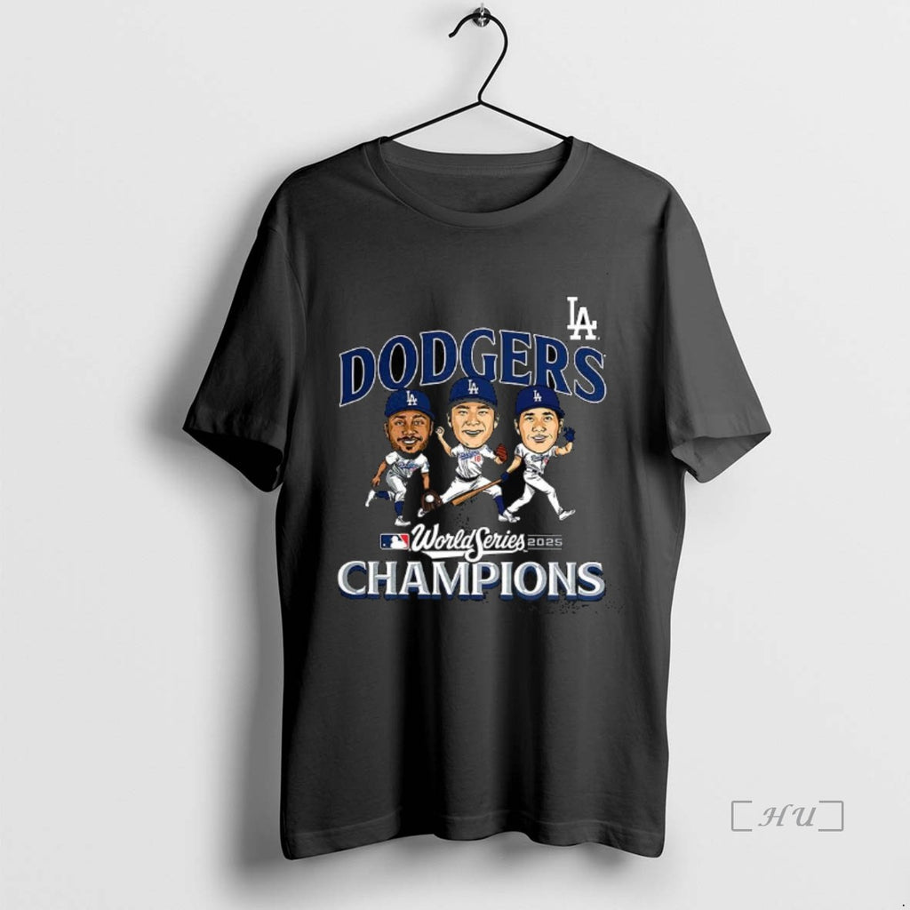 Officials Los Angeles Dodgers Player Caricature 2025 World Series Champions Premium T Shirt Sweater