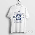 Officials Los Angeles Dodgers White 2025 World Series Champions Vintage T Shirt Sweater