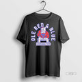 Officials Louisiana Tech Bulldogs Ole Red And Blue Mascot Logo Tee Shirt Sweater