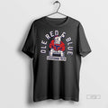 Officials Louisiana Tech Ole Red And Blue Mascot Tee Shirt Sweater