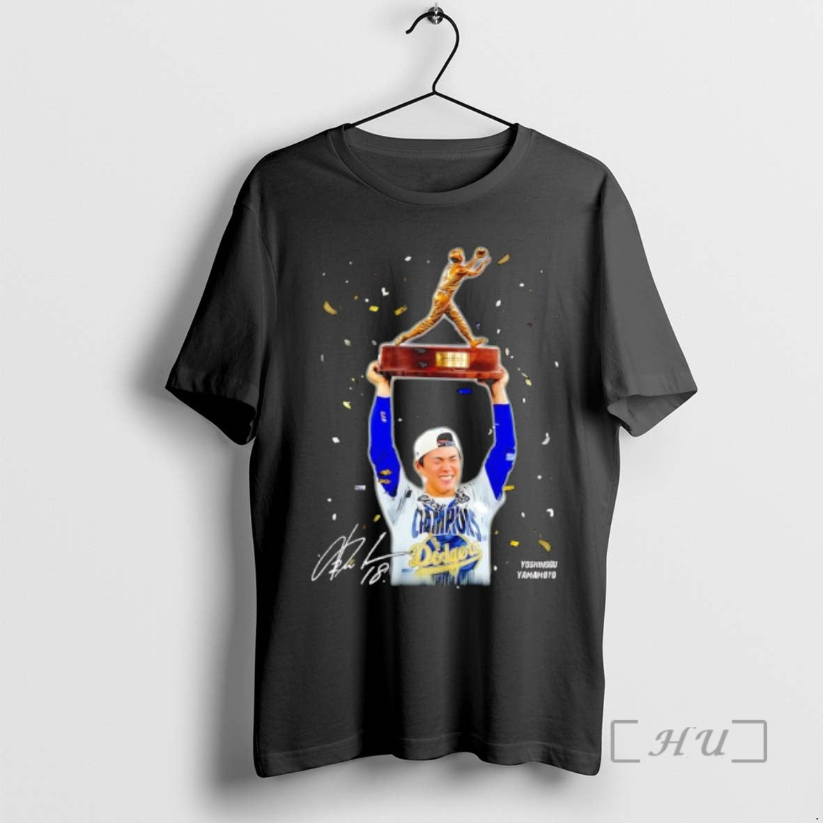 Officials Mvp Yoshinobu Yamamoto Dodgers Signature Premium T Shirt Sweater