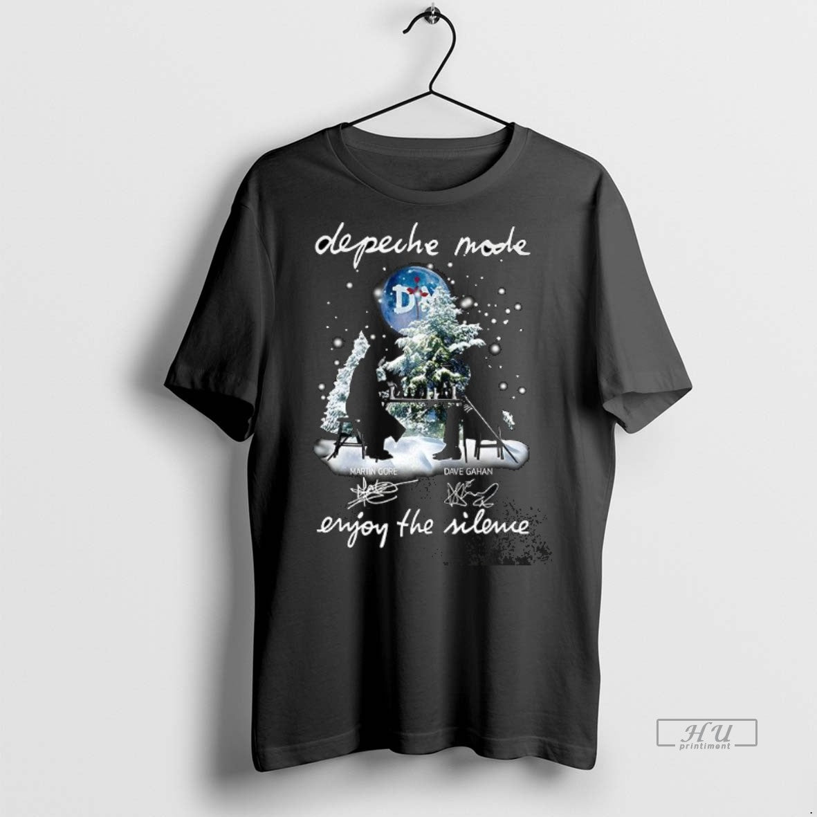 Officials Martin And Dave Playing Chess Depeche Enjoy The Silence Signature Christmas Graphic