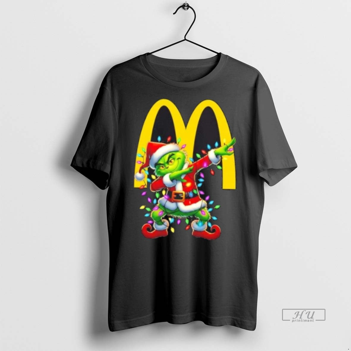 Officials Mcdonalds Grinch Dabbing Merry Christmas Premium Tee Shirt Sweater