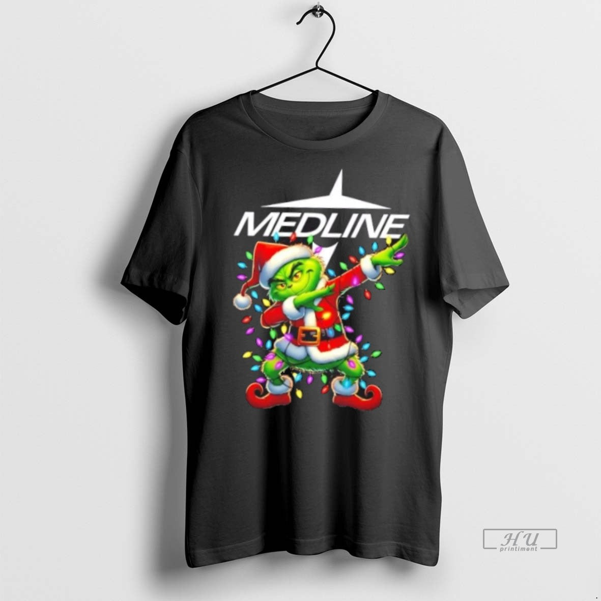 Officials Medline Grinch Dabbing Merry Christmas Premium Tee Shirt Sweater
