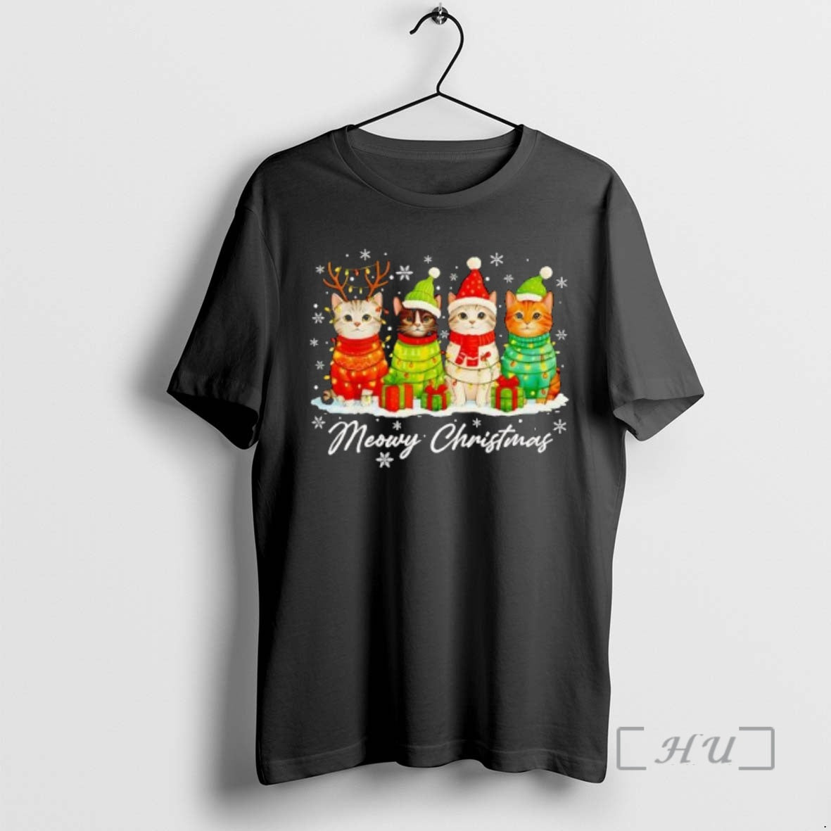 Officials Meowy Christmas Cats Holiday Lights Cozy Season