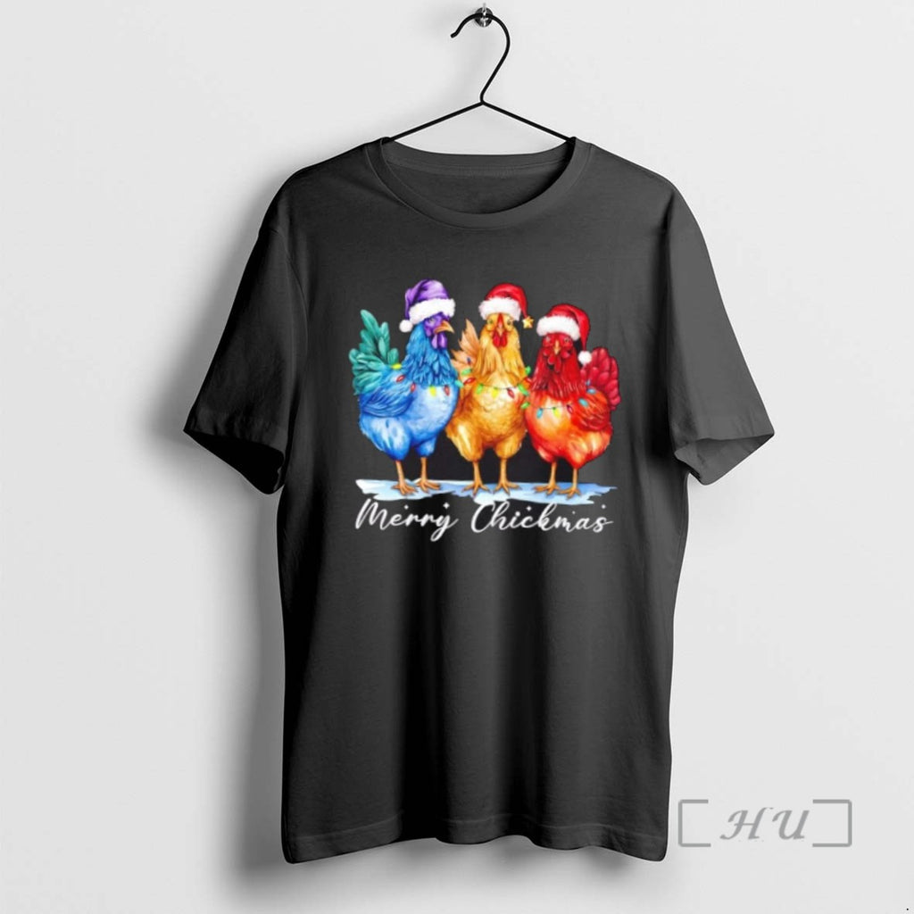 Officials Merry Chickmas Chicken Lover Christmas Tee Shirt Sweater