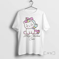 Officials Merry Christmas Cutie Unicorn White
