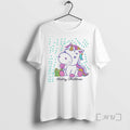 Officials Merry Christmas Unicorn Gift Box Stars White