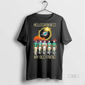 Officials Miami Dolphins Hello Darkness My Old Friend Premium Tee Shirt Sweater