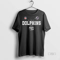 Officials Miami Dolphins Stand Against Bullying Spirit Day Double Sided Graphic Tee Shirt Sweater