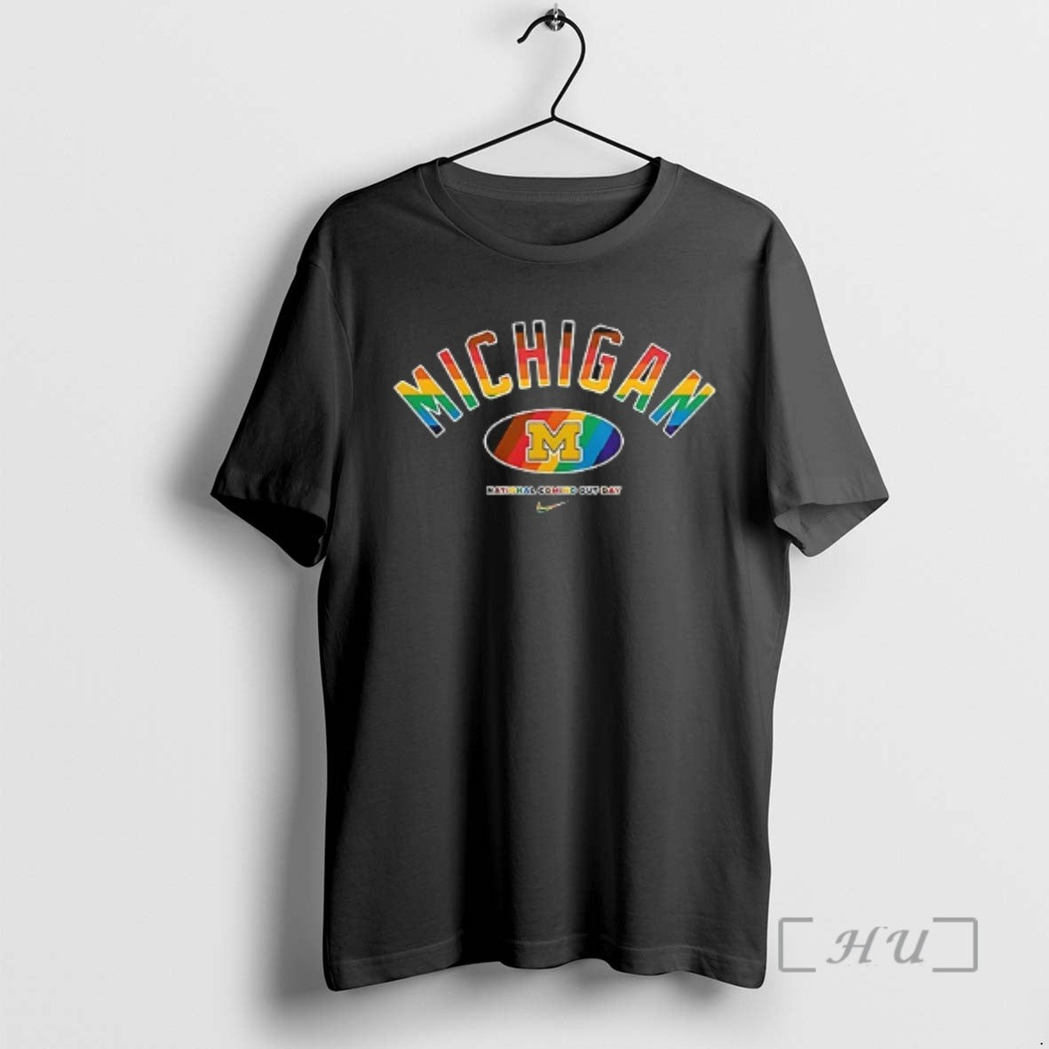Officials Michigan Wolverines Lgbt Pride 2025 National Coming Out Day Logo Tee Shirt Sweater