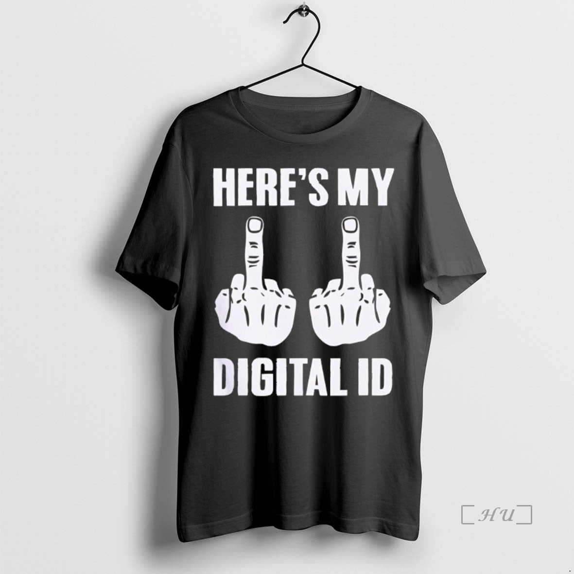 Officials Middle Finger Heres My Digital Id
