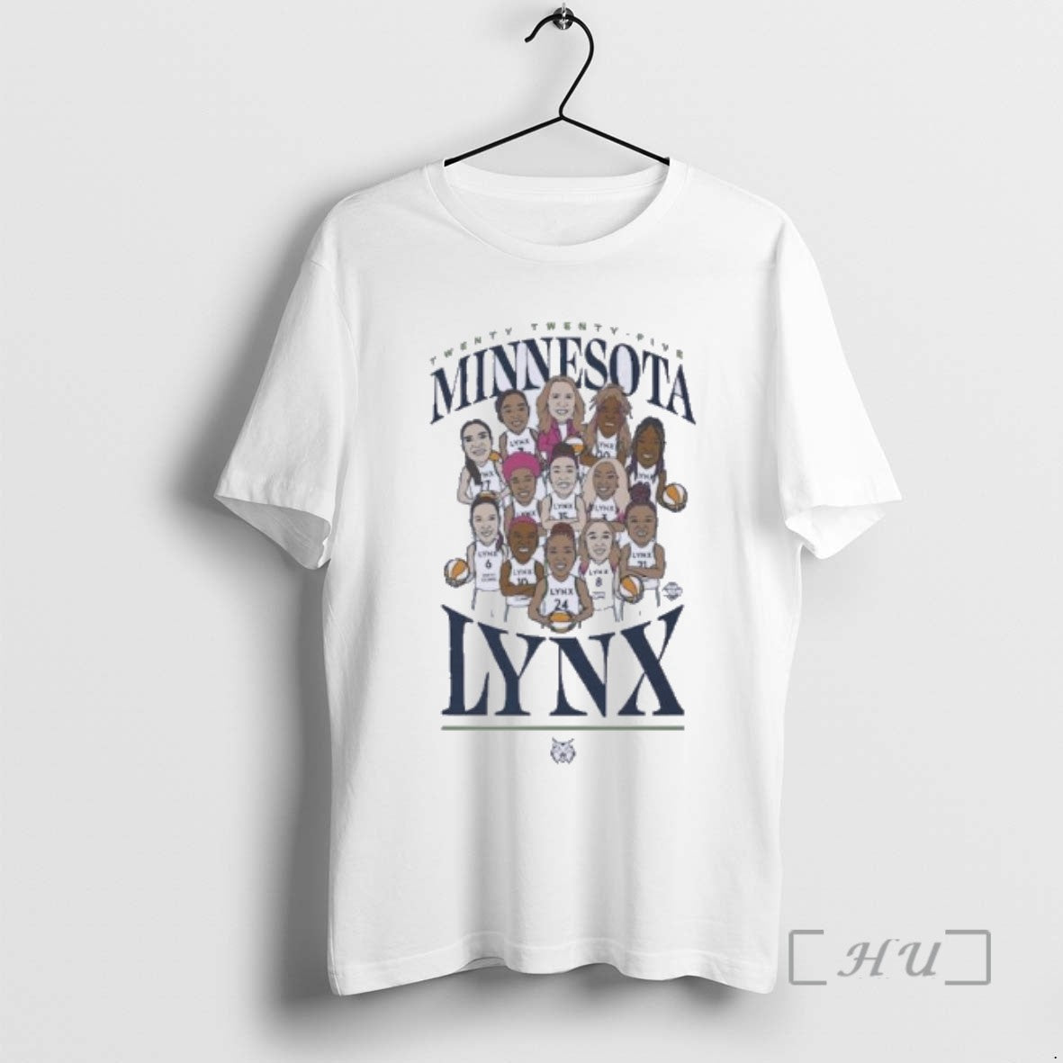 Officials Minnesota Lynx Team Caricature Tee Shirt Sweater