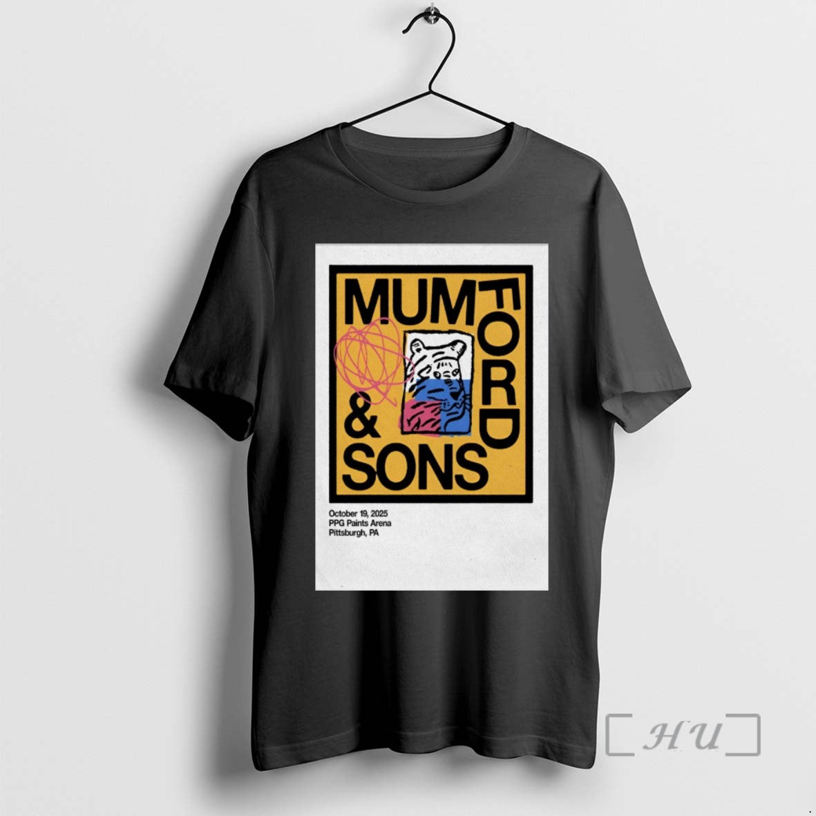 Officials Mumford And Sons October 19 2025 Ppg Paints Arena Pittsburgh Event Tee Shirt Sweater