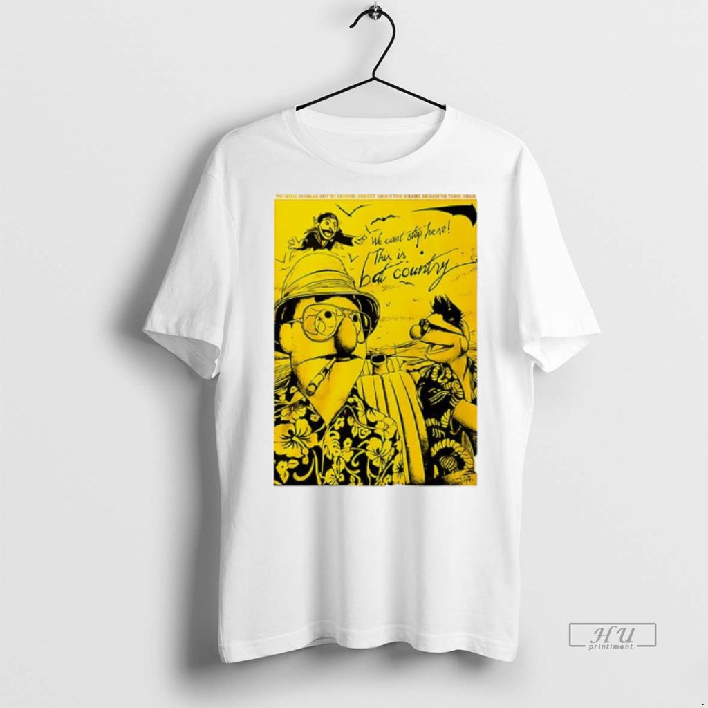 Officials Muppets We Cant Stop Here This Is Bat Country Premium Tee Shirt Sweater