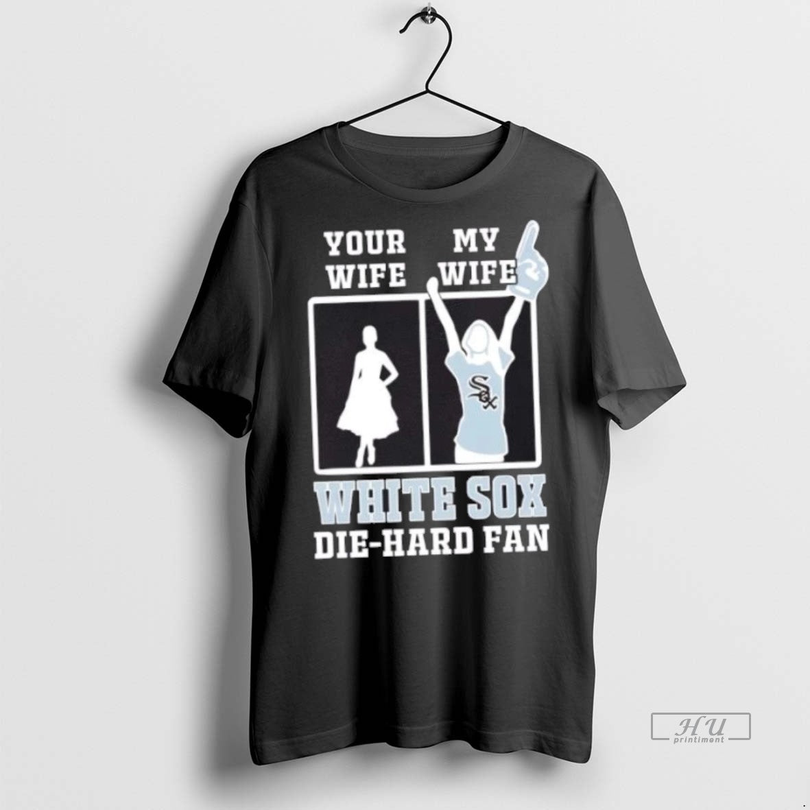 Officials My Wife Chicago White Sox Baseball Die Hard Fan Premium Tee Shirt Sweater
