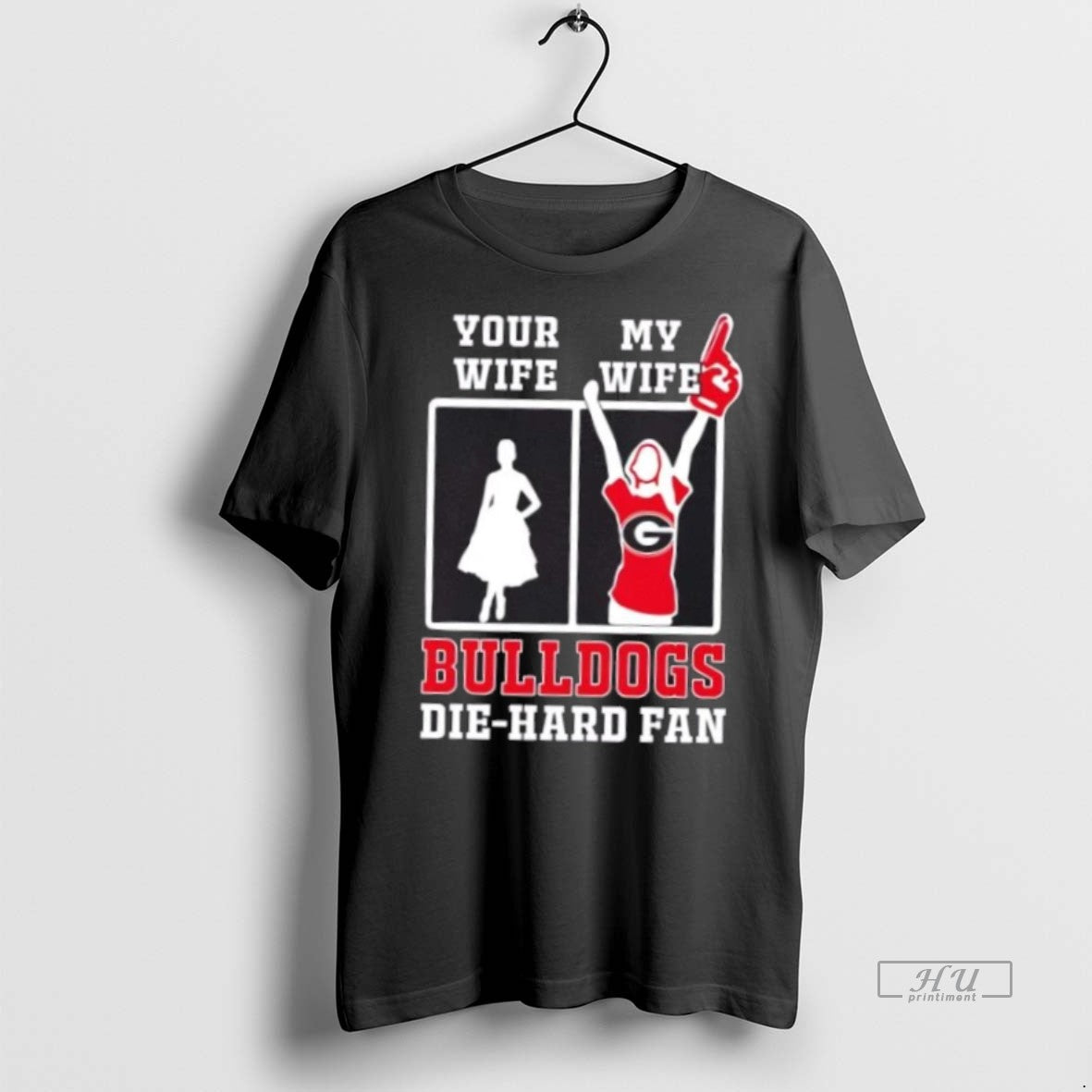 Officials My Wife Georgia Bulldogs Football Die Hard Fan Premium Tee Shirt Sweater