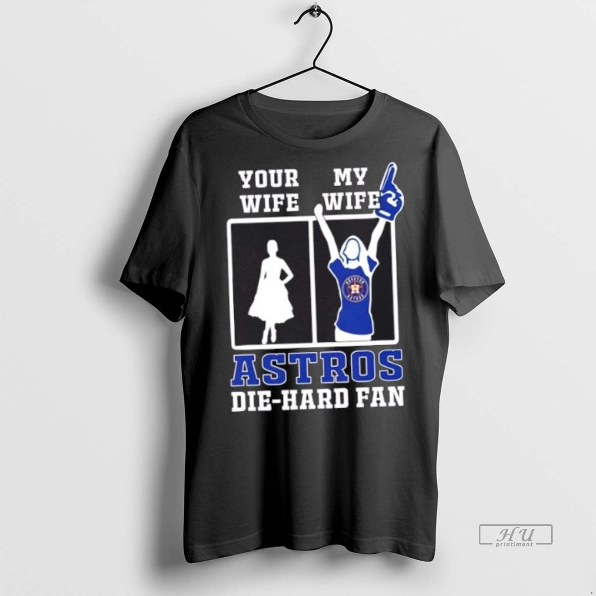 Officials My Wife Houston Astros Baseball Die Hard Fan Premium Tee Shirt Sweater