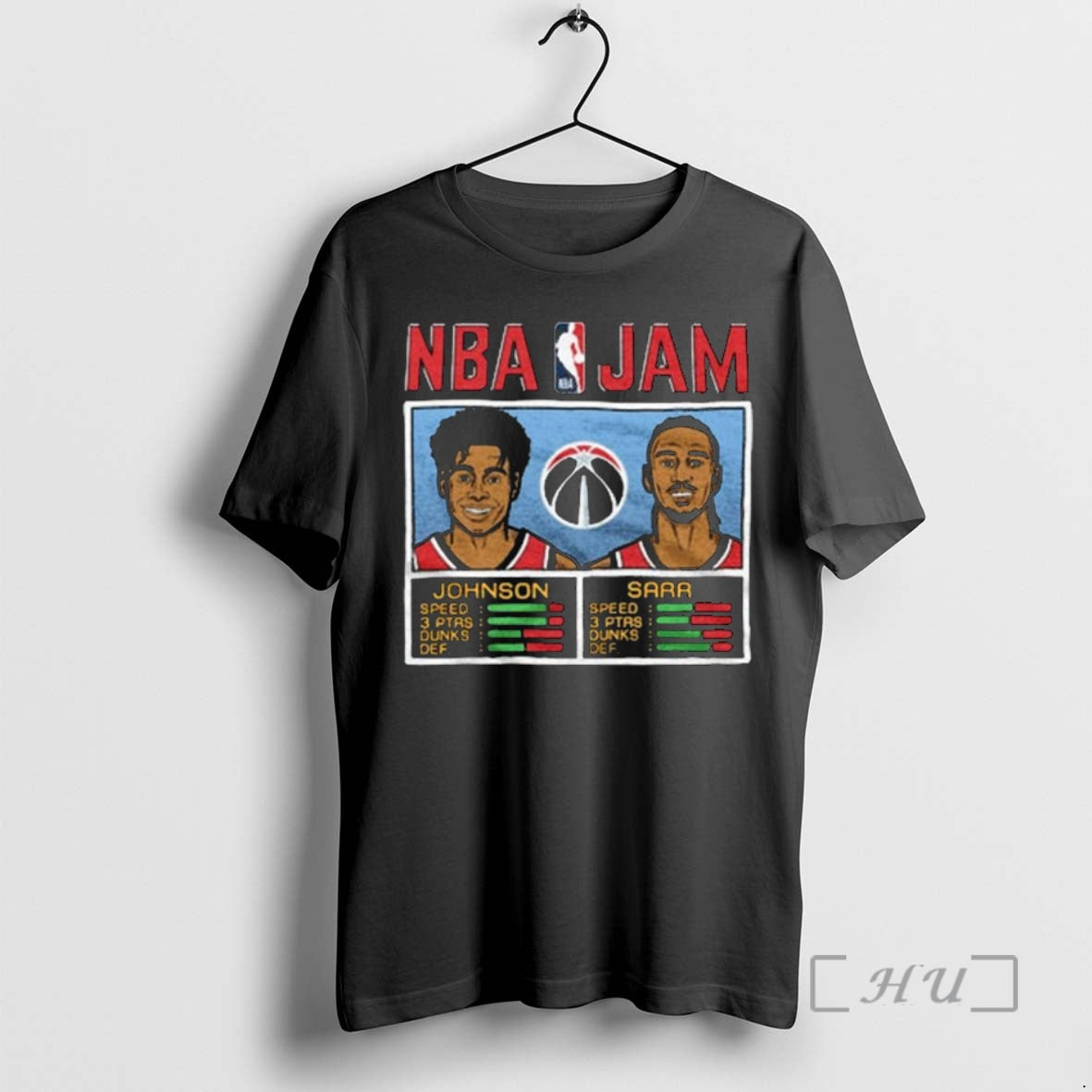 Officials Nba Jam Wizards Johnson And Sarr T Shirt Sweater