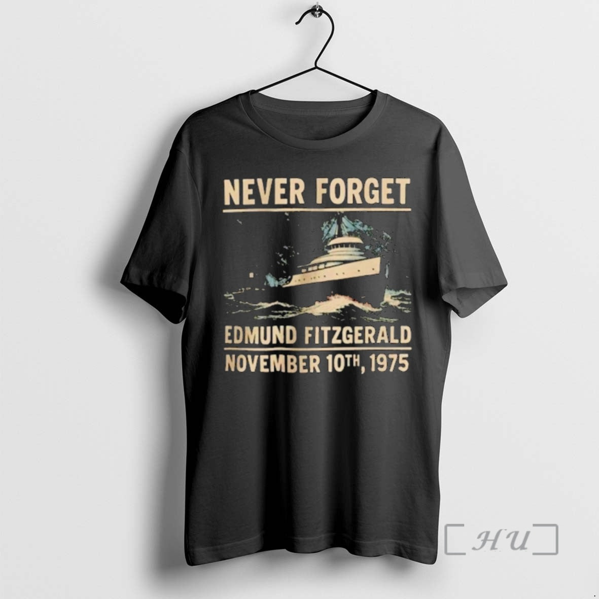 Officials Never Forget Edmund Fitzgerald 1975 Ornaments Premium T Shirt Sweater