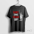 Officials New York Mayor 2026 Statue Of Liberty Turn The Volume Up Premium T Shirts