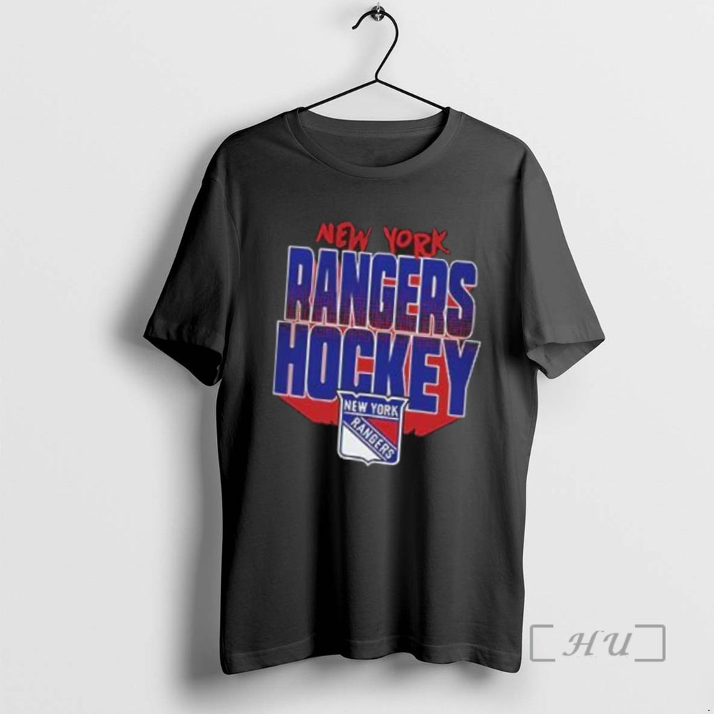 Officials New York Rangers Design Logo Tee Shirt Sweater