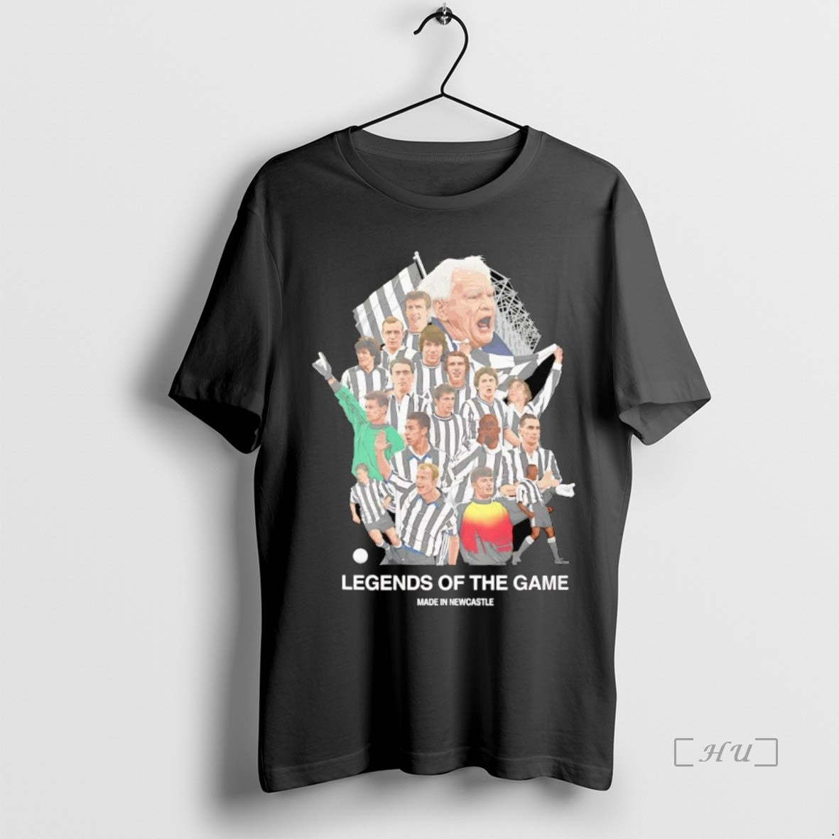 Officials Newcastle United Legends Of The Game Players Premium T Shirt Sweater