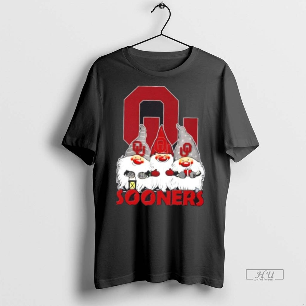 Officials Oklahoma Sooners X Gnomes Xmas Christmas Premium Tee Shirt Sweater