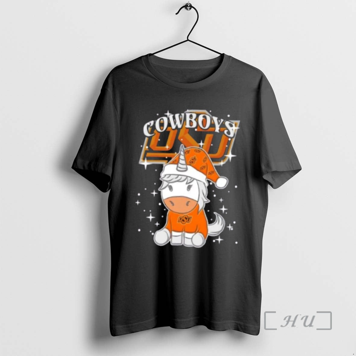 Officials Oklahoma State Cowboys Football X Unicorn Merry Christmas