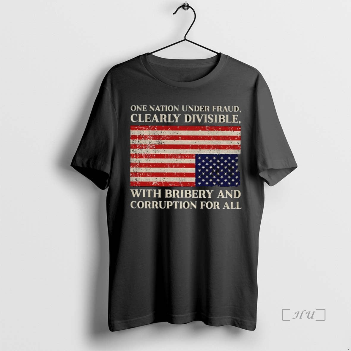 Officials One Nation Under Fraud Clearly Divisible With Bribery And Corruption For All American Flag