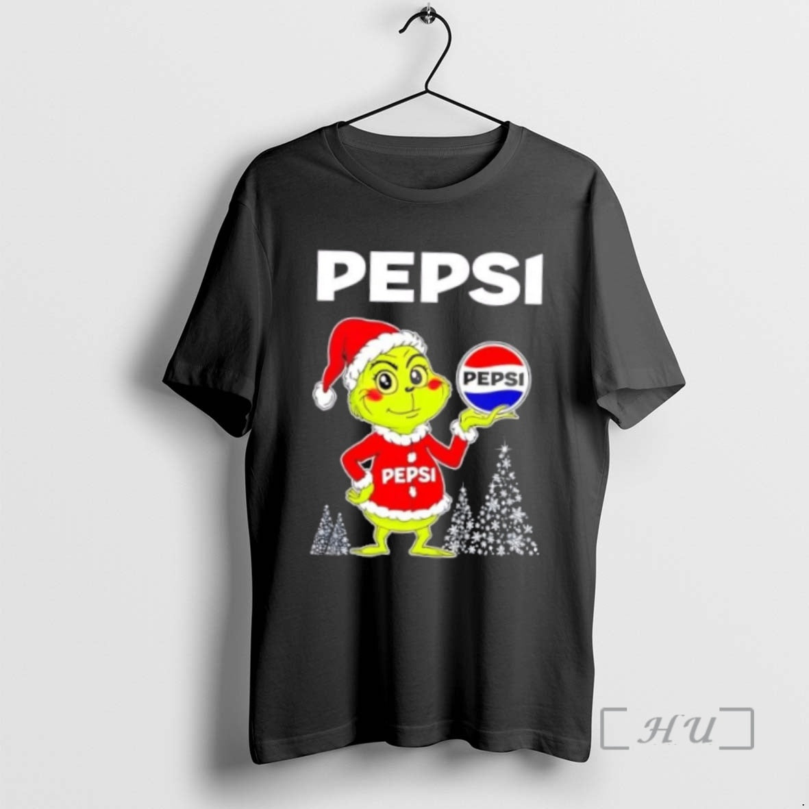 Officials Pepsi And Grinchmas Christmas Tree Premium T Shirt Sweater