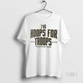 Officials Philadelphia 76ers Hoops For Troops Premium Tee Shirt Sweater