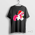 Officials Pink Hair Santa Unicorn Holiday Bell Christmas