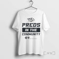 Officials Preds In The Community Nashville Predators Premium T Shirt Sweater