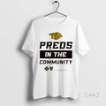 Officials Preds In The Community Nashville Predators Logo Premium T Shirt Sweater