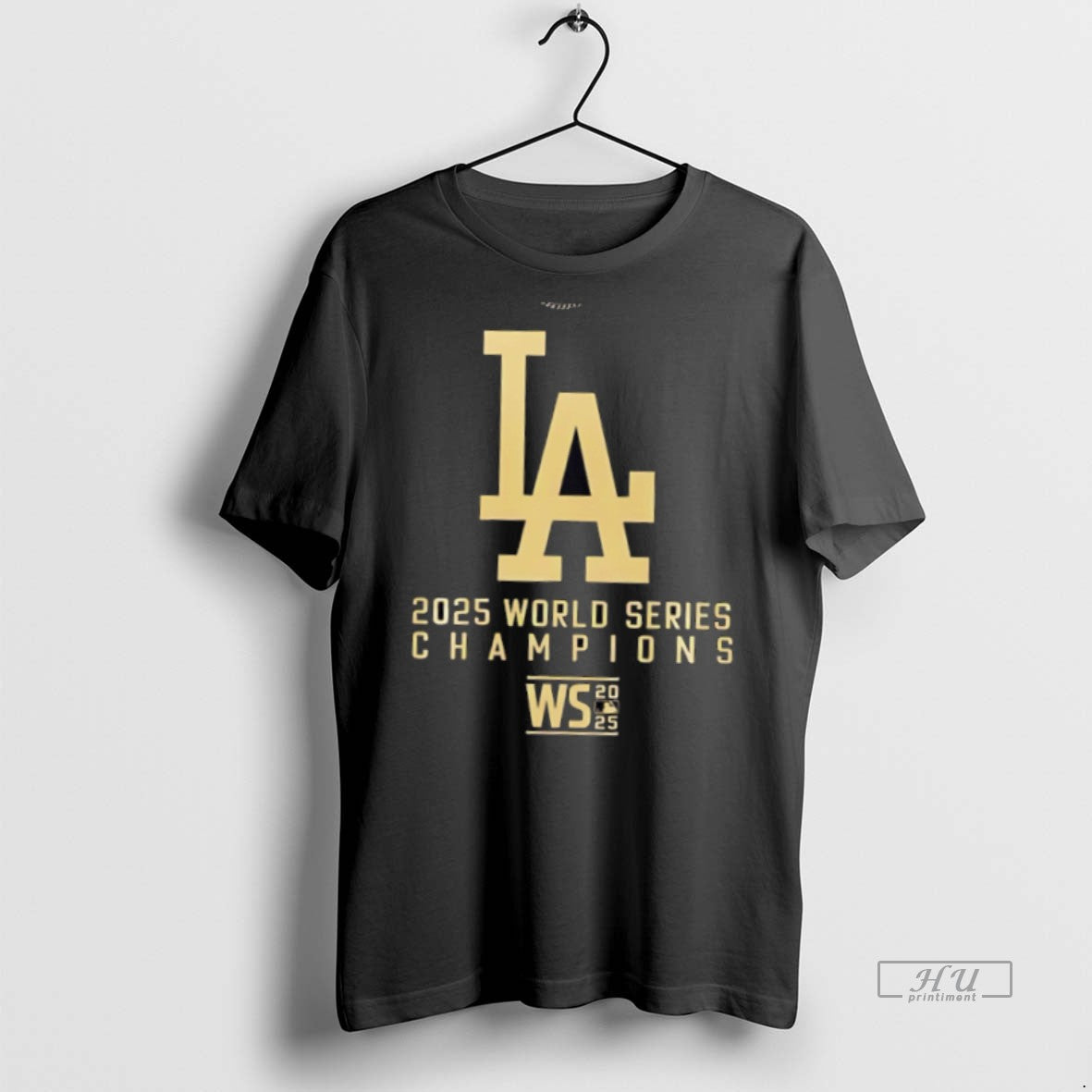 Officials Premium Los Angeles Dodgers 2024 2025 9 Time World Series Champions Black Premium Tee