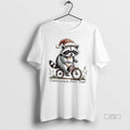 Officials Professional Food Thief Raccon Santa Hat Biking Premium Tee Shirt Sweater