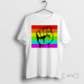 Officials Rainbow Fist Lgbtq Pride Graphic Premium T Shirt Sweater