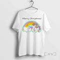 Officials Rainbow Unicorn Merry Christmas Cloud Magic White