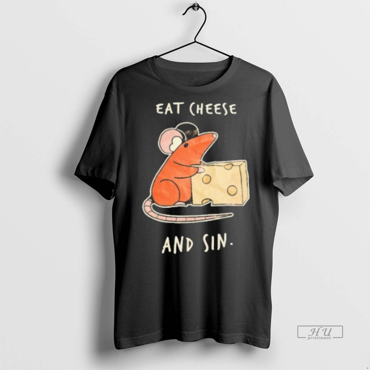 Officials Rat Eat Cheese And Sin Graphic Tee Shirt Sweater